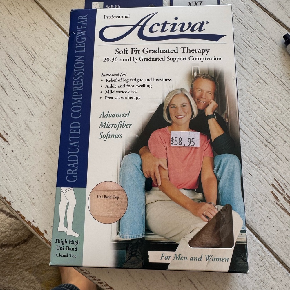 Activa Graduated Compression Legwear Size XXL